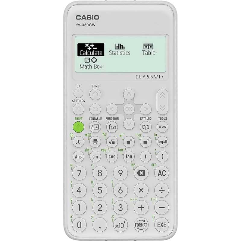 Casio - Calcolatrice scientifica FX350CW con oltre 290 funzioni