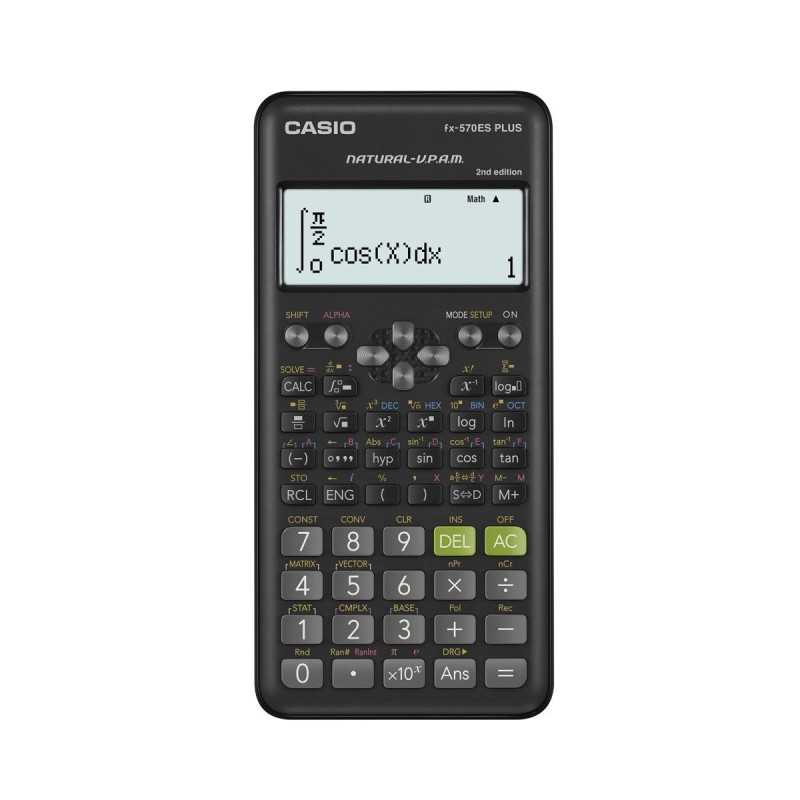 Casio - Calcolatrice scientifica FX570ES plus 2nd edition con 417 funzioni