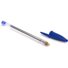 BIC Cristal Original 1.0 mm Blu - 50 Pezzi - Punta Media