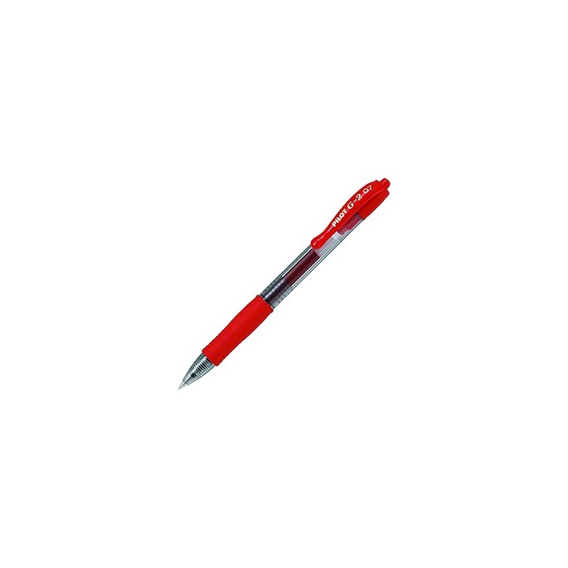 Pilot - Penna a sfera con inchiostro a gel, a scatto - colore Rosso - pezzo singolo