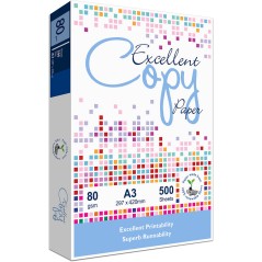 5 pz Excellent Copy Paper carta A3 42x29,7cm 80gr per ufficio, stampa e fotocopie, Formato A3, 80 gr