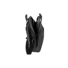 Natec Gazelle  - Borsa per notebook business pluriscomparti 15,6" elegante e sicura - Grigio scuro