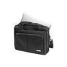 Natec Gazelle  - Borsa per notebook business pluriscomparti 15,6" elegante e sicura - Grigio scuro