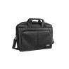 Natec Gazelle  - Borsa per notebook business pluriscomparti 15,6" elegante e sicura - Grigio scuro