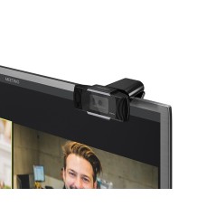 Natec - Webcam Lori+ full HD 1920x1080 pixel con microfono integrato fino a 5 metri, autofocus, angolo visione fino a 65°