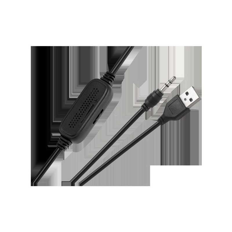 Rebel - Altoparlanti per computer 2x3W con controllo del volume