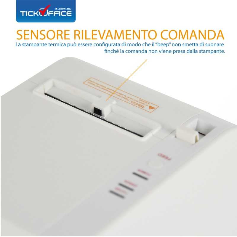 RP820(A)-USE - Stampante 80mm termica con cicalino continuo e flash light usb serial ethernet 300mm/s