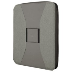 Intempo Portablocco Canvass con Zip in tela con molla smartphone 26x33 cm - colore Grigio