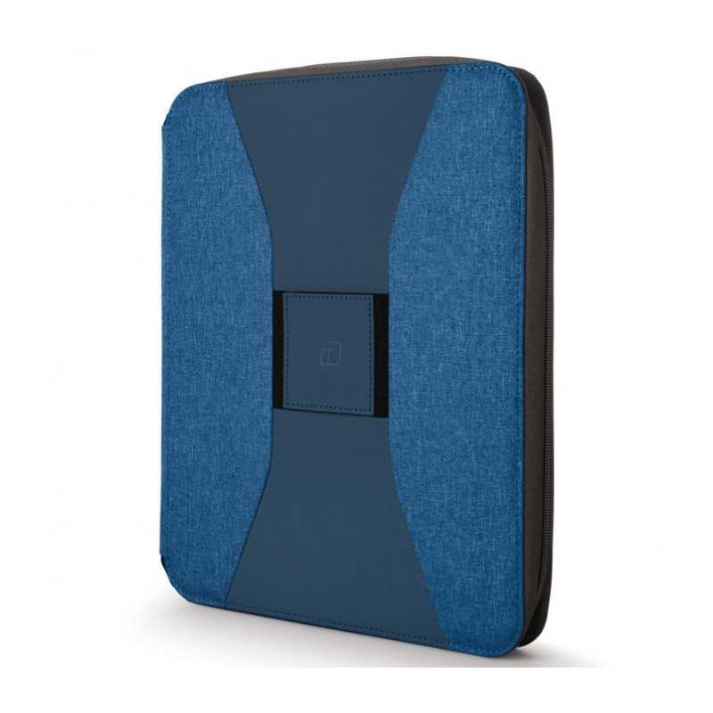 Intempo Portablocco Canvass con Zip in tela con molla smartphone 26x33 cm - colore Blu