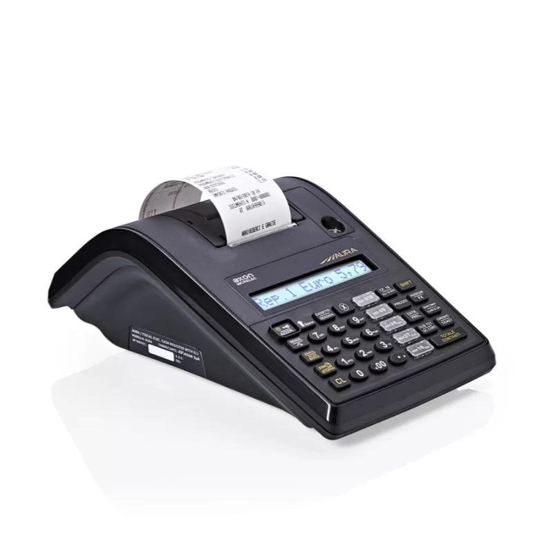 Registratore di cassa misuratore fiscale TELEMATICO Serie AURA RT - attivazione inclusa - Colore nero