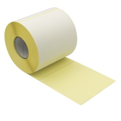 100 x 100 mm, f. 40 - Rotolo n° 500 etichette vellum adesive stampa con ribbon