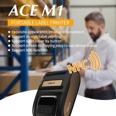 ACE M1 - Stampante ricevute ed etichette 2 in 1 portatile BLUETOOTH WIFI USB