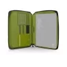 Intempo Portablocco A4 Canvass con Zip in tela con molla smartphone 26x33 cm - colore Verde