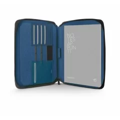 Intempo Portablocco Canvass con Zip in tela con molla smartphone 26x33 cm - colore Blu