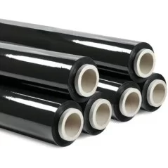 Film estensibile da imballaggio colore nero bobina da 3 KG 23 micron