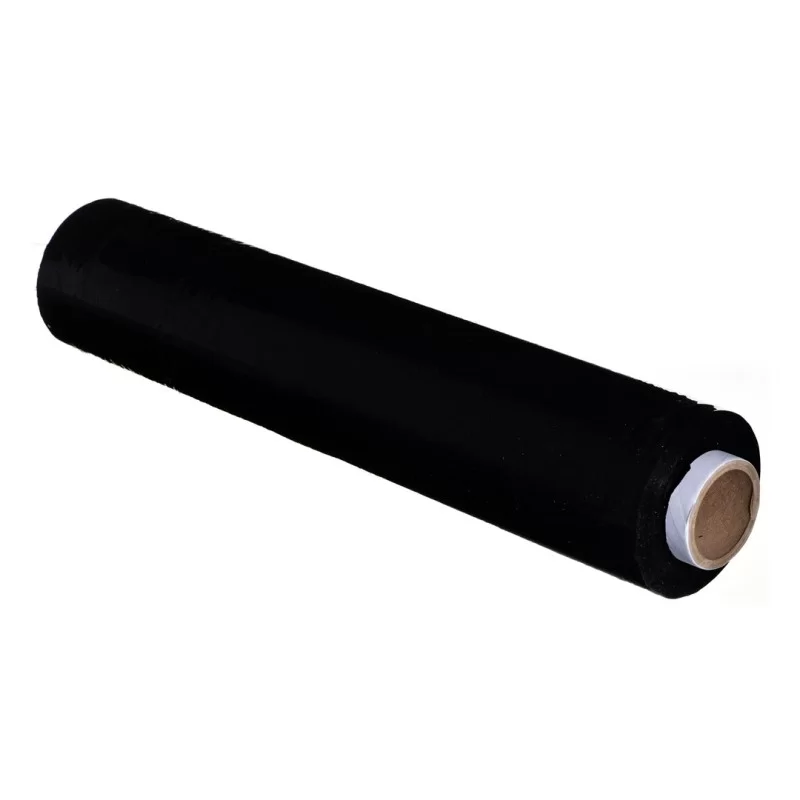 Film estensibile da imballaggio colore nero bobina da 3 KG 23 micron