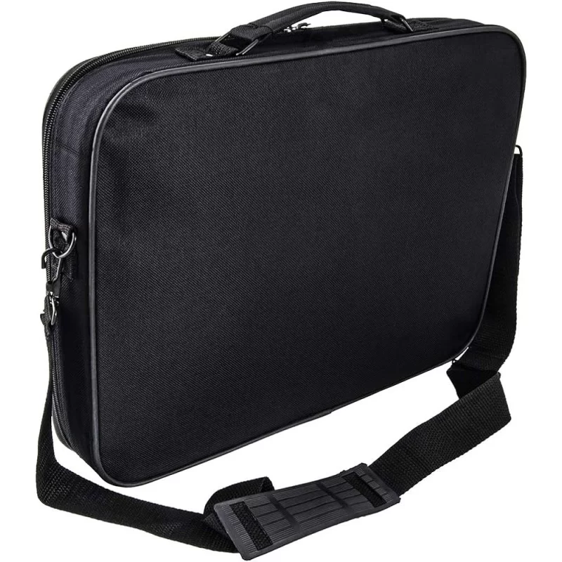 Esperanza -  Borsa per notebook da 15.6" con tracolla e scomparti - colore nero