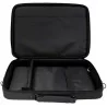 Esperanza - Borsa per notebook da 17" con tracolla e scomparti - colore nero