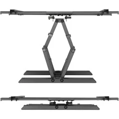 MACLEAN MC-881 Supporto TV 37-80" 60KG  Max VESA 600X400 Nero