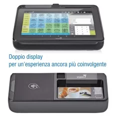 Sistema cassa telematica touchscreen Wycash 600 + Stampante RT Dado
