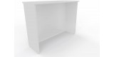 Bancone Reception L.125 cm h 110cm BIANCO per negozi uffici accoglienza , punto cassa