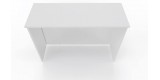 Bancone Reception L.125 cm h 110cm BIANCO per negozi uffici accoglienza , punto cassa