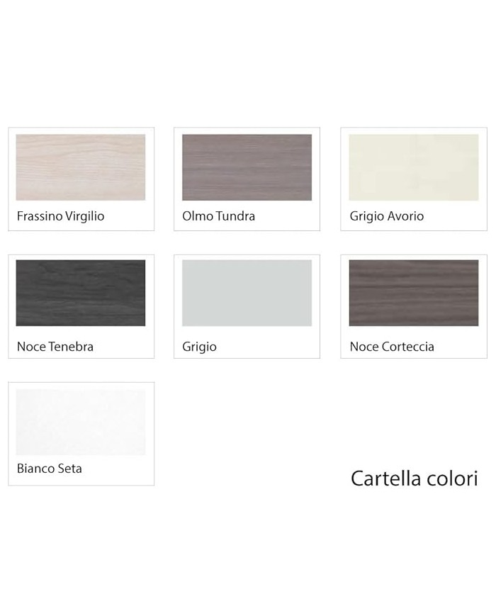 NEWFORM - Reception bancone  H.110 cm per negozi uffici punto cassa  - Colore Noce Tenebra