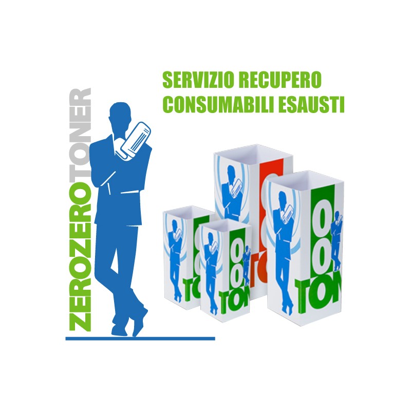 Ritiro di N 3 00Box (35x35x70) / 2 volta l'anno - Servizio gestione consumabili esausti