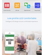 Scanner MP6800 | Lettore Codici a Barre 1D/2D da Banco - Tickoffice