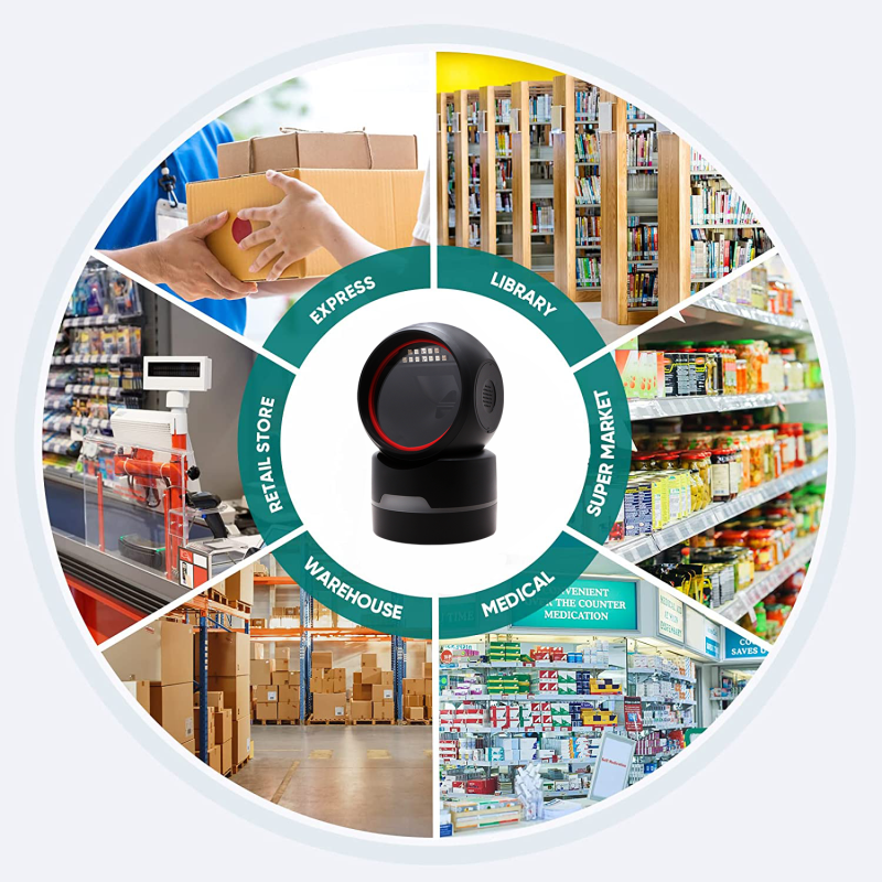 Scanner MP6800 | Lettore Codici a Barre 1D/2D da Banco - Tickoffice