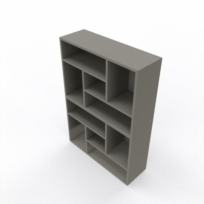 Tower Evo - Libreria alta a giorno Evo in legno 117x81x27 cm