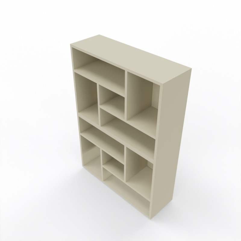 Tower Evo - Libreria alta a giorno Evo in legno 117x81x27 cm