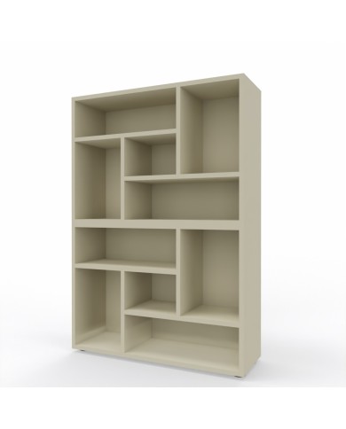 Tower Evo - Libreria alta a giorno Evo in legno 117x81x27 cm