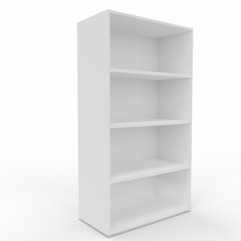 Libreria alta a giorno con 3 ripiani interni