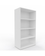 Libreria alta a giorno con 3 ripiani interni