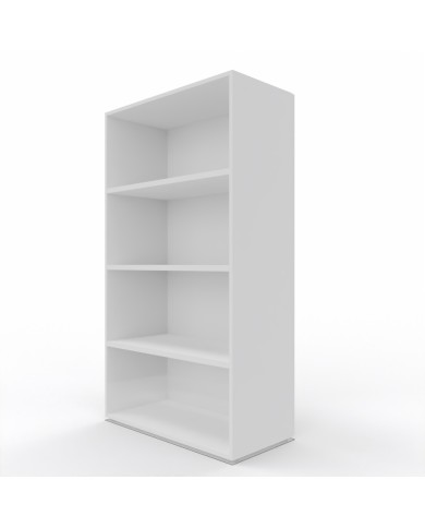 Libreria alta a giorno con 3 ripiani interni