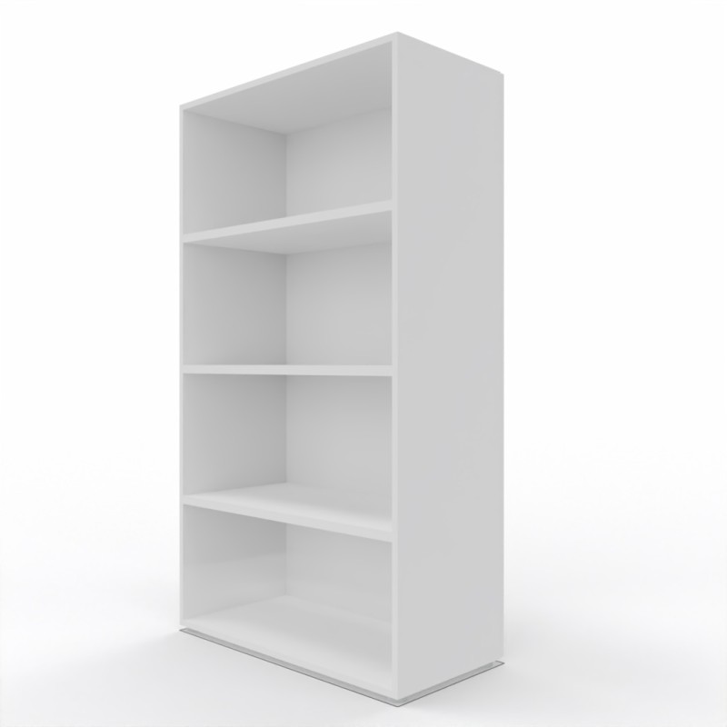 Libreria alta a giorno con 3 ripiani interni