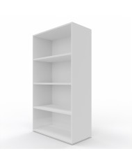 Libreria alta a giorno con 3 ripiani interni