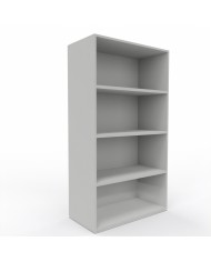 Libreria alta a giorno con 3 ripiani interni