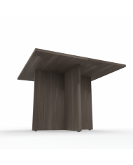 Kamos - Tavolo riunione piano rettangolare e struttura in legno a croce 110cm sp.25mm