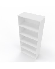 Tower Evo - Libreria design bassa a giorno in legno 60x81x27 cm