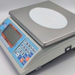 Bilancia elettronica Waage Prima Torre 15 range 6-15kg div 2-5g con batteria + PIATTO BACINELLA