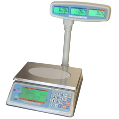 Bilancia elettronica Waage Prima Torre 15 range 6-15kg div 2-5g con batteria + PIATTO BACINELLA