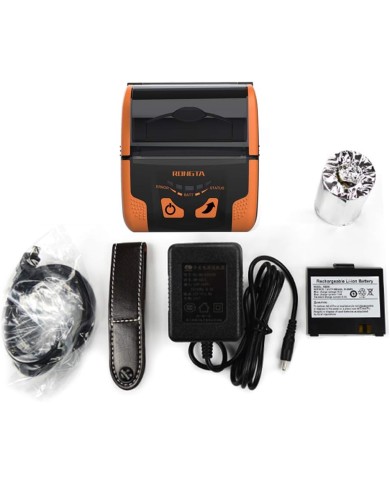 RPP300 - Stampante 80mm termica diretta portatile - Bluetooth, Usb, Wireless - ARANCIO