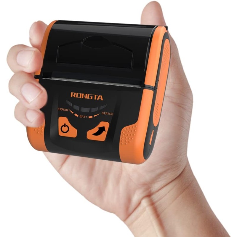 RPP300 - Stampante 80mm termica diretta portatile - Bluetooth, Usb, Wireless - ARANCIO
