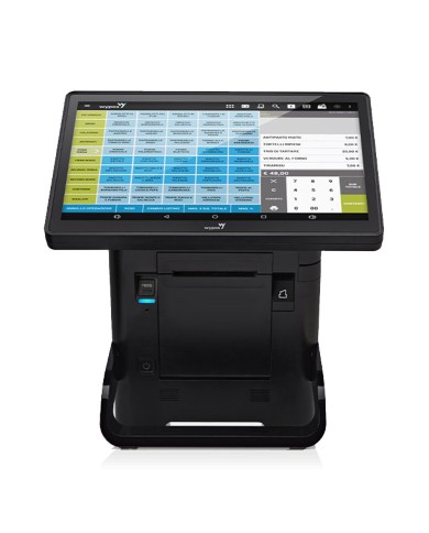 Sistema completo Pos Wycash 1300 + stampante fiscale + software - Attivazione e inizializzazione inclusa