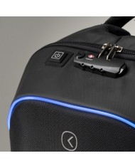Tekniko LED - Zaino Antifurto dimensioni 34 x 46 x 16 cm Intempo idrorepellente tecnico con serratura presa usb - colore NERO
