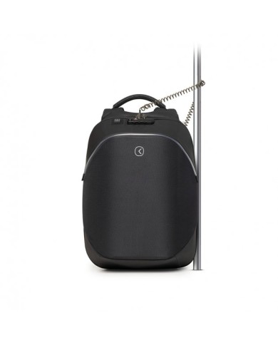 Tekniko LED - Zaino Antifurto dimensioni 34 x 46 x 16 cm Intempo idrorepellente tecnico con serratura presa usb - colore NERO