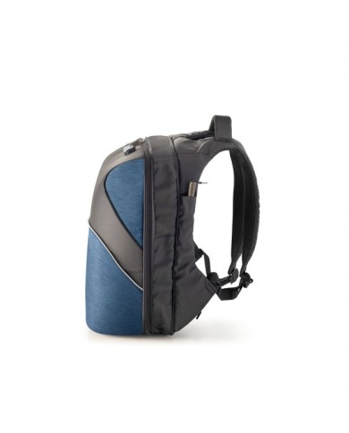 Tekniko Expand - Zaino Antifurto dimensioni 34 x 45 x 15/21 cm Intempo idrorepellente con serratura presa usb - colore BLU