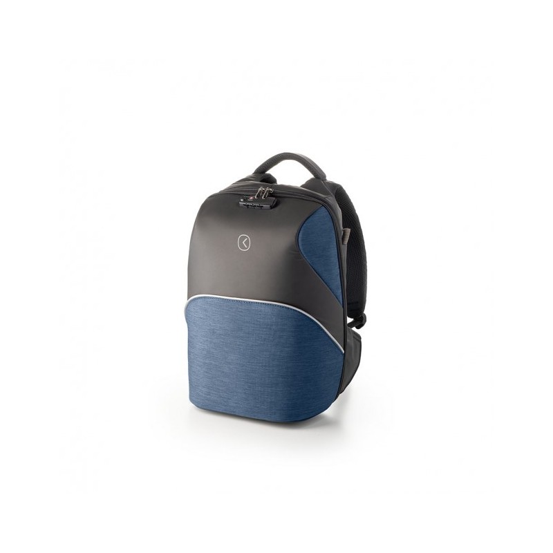 Tekniko Expand - Zaino Antifurto dimensioni 34 x 45 x 15/21 cm Intempo idrorepellente con serratura presa usb - colore BLU